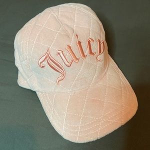 Pink velvet Juicy Couture cap